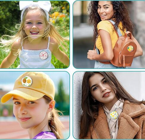 8 PCS Clear Button Pins, 3 Inch Acrylic Blank Pins with 2 Card Pin, Round DIY Photo Badge Pins, Make Your Own Custom Photo Button Pin for Backpacks Jackets Hats Gifts DIY Craft in Saudi Arabia