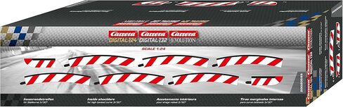 Carrera 20020595 Inside Hight High Banked Curve 3/30 ° (6) ، End Piece (2) Slot Car Track Track Track in Saudi Arabia