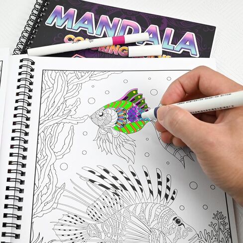 Ilyever 3 Pack Color by Number,Stress Relief Coloring Books for Adults,Spiral Bound Coloring Books for Women,Include 60 Patterns of Butterfly, Flowers,Animals for Adult Relaxation in Kuwait