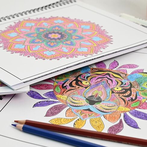Ilyever 3 Pack Color by Number,Stress Relief Coloring Books for Adults,Spiral Bound Coloring Books for Women,Include 60 Patterns of Butterfly, Flowers,Animals for Adult Relaxation in Kuwait