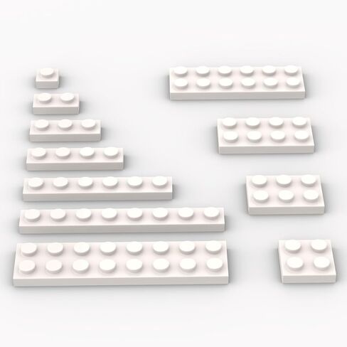 Green Building Plate Bulk Assortment Pack, 300PCS Green Small Base Plate Accessories, Compatible with LEGO, 300 Pieces, Age 6+ in Kuwait
