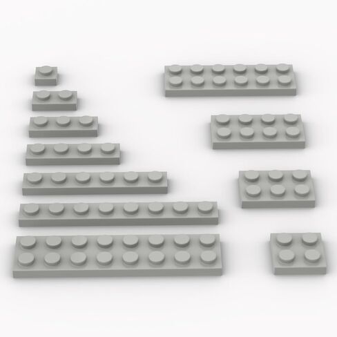 Green Building Plate Bulk Assortment Pack, 300PCS Green Small Base Plate Accessories, Compatible with LEGO, 300 Pieces, Age 6+ in Kuwait