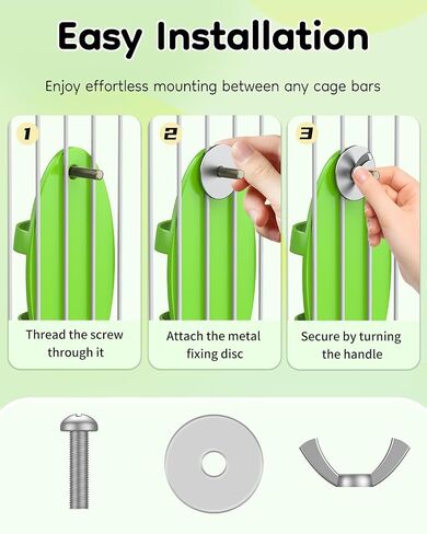 Pawfly 2 PCS Bird Birdbone Holder و Cittlefish Bone Parrot Rack و Resiling Biver مع جثم ، حامل بلاستيكي لعلاج الخضروات ، رف التغذية للوكاتيلز in Saudi Arabia
