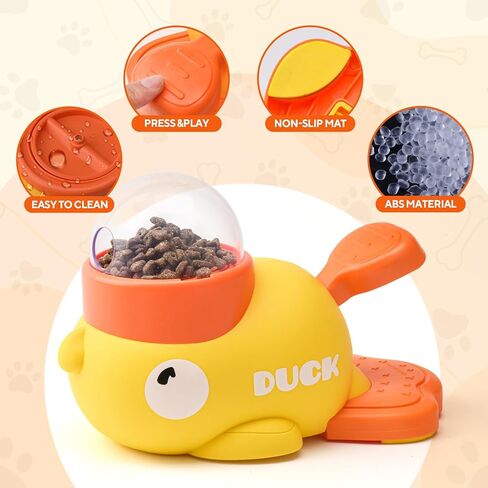 لعبة لغز الكلاب مع 2 الجوارب- الكلاب لغز الألغاز ، والجرو التفاعلي على شكل بطة تعالج التغذية موزع الغذاء ألعاب التحفيز العقلي للكلاب القطط الصغيرة والكبيرة in Kuwait