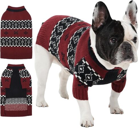 IECOii XXXL Dog Sweater for Extra Large Dogs Boy, Big Boy Dog Winter Sweaters with Mid Neck, Doberman Sweater for Dogs Large Breed, Easy On Pullover Knitwear for Cold Weather, Grey, 3XL in Kuwait