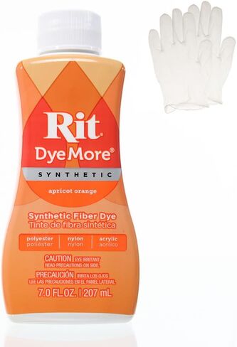 ريت ديمور 7 أوقية. صبغة الألياف السائلة الاصطناعية مع قفازات بلاستيكية للملابس ، الديكور ، والحرف - الأصفر النرجس (حزمة واحدة) in Saudi Arabia