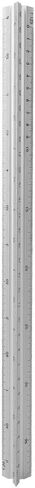 30cm Triangular Aluminum Alloy Scale Ruler for Measuring in Engineering and Drafting in Saudi Arabia
