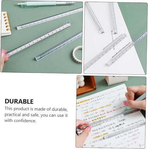 jojofuny 12pcs Measuring Rulers Plastic Ruler for Students for School Office and Home Use Includes Accurate Measurement Tools in Saudi Arabia
