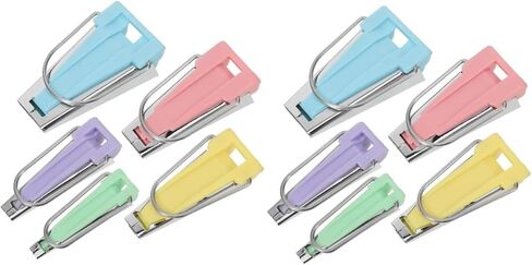 jojofuny 10pcs Bias Tape Maker Set Practical Tools for Sewing Quilting and Projects Includes for and Binding in Kuwait