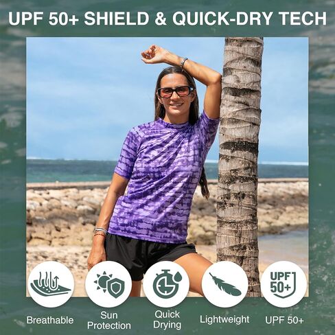 قميص Kanu Surf للسيدات بتصميم Rash Guard in Kuwait