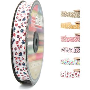 Cotton Fold Bias Binding Tape - 3/4 Inches (20mm) Wide - 27 Yards - Floral Single Fold Cotton Fold Bias Binding Tape for Sewing Clothing DIY Blue A1 in Saudi Arabia