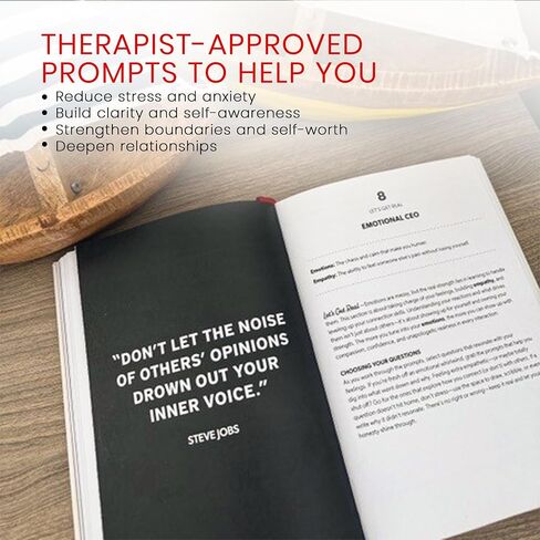 Let’s Get Real Guided Journal – Therapist-Approved Self-Care & Mental Health Journal with 240 Prompts, Coloring Pages & Book Club-Style Discussion Guide, Hardcover, A5 in Saudi Arabia