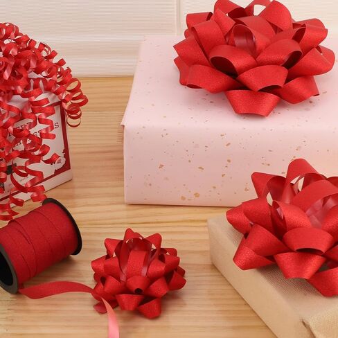 16 PCS هدايا أقواس ، أقواس لالتفاف الهدايا والهدايا ، أقواس عيد الميلاد ، للحفلات ، أعياد الميلاد ، حفلات الزفاف أو غيرها من العطلات. (لون القرنفل) in Kuwait