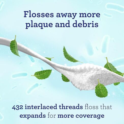 GuruNanda Expandable Waxed Dental Floss for Gentle, Deep Cleaning Wide Teeth Flossing - Cinnamon Flavor - 55 Yards in Kuwait