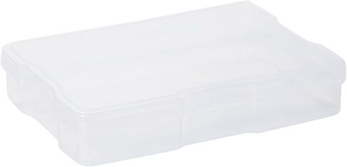 Bright Creations Photo Boxes with Labels - 4x6 In, Clear, 24 Pack & 40 Labels, Modern - Plastic Photo Storage Containers in Saudi Arabia