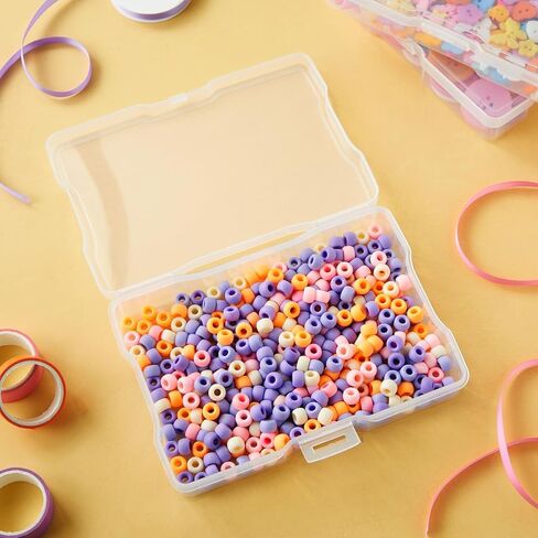 Bright Creations Photo Boxes with Labels - 4x6 In, Clear, 24 Pack & 40 Labels, Modern - Plastic Photo Storage Containers in Saudi Arabia
