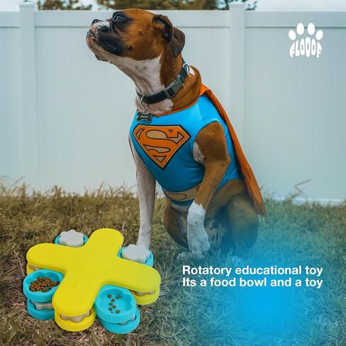 Level 3 Puzzle Feeder Dog Toy - Mental Stimulation Toys Slow Feeder Dog Bowls and Interactive Toy for Mental Growth of Small, Medium and Large Dogs in Saudi Arabia