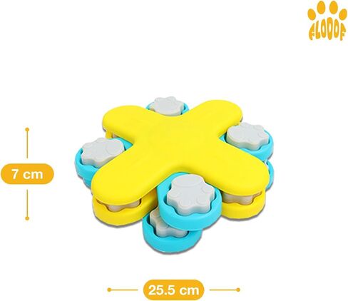 Level 3 Puzzle Feeder Dog Toy - Mental Stimulation Toys Slow Feeder Dog Bowls and Interactive Toy for Mental Growth of Small, Medium and Large Dogs in Saudi Arabia