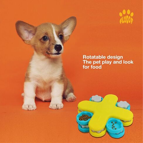 Level 3 Puzzle Feeder Dog Toy - Mental Stimulation Toys Slow Feeder Dog Bowls and Interactive Toy for Mental Growth of Small, Medium and Large Dogs in Saudi Arabia