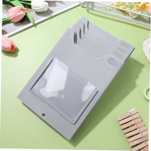 Multi Pocket Material Cards Organizer Rack Slot Holder for Efficient Storage and Easy Access to Warehouse Material Cards in Saudi Arabia