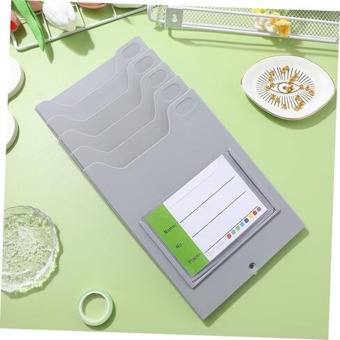 Multi Pocket Material Cards Organizer Rack Slot Holder for Efficient Storage and Easy Access to Warehouse Material Cards in Saudi Arabia