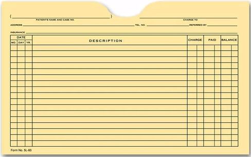 EGPChecks Printed Card File Pocket Single Column in Saudi Arabia