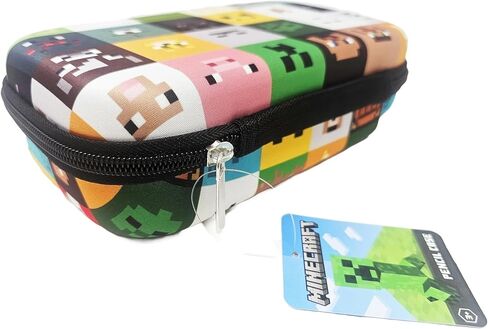 Minecraft Molded Pencil Case with Zipper Closure in Saudi Arabia