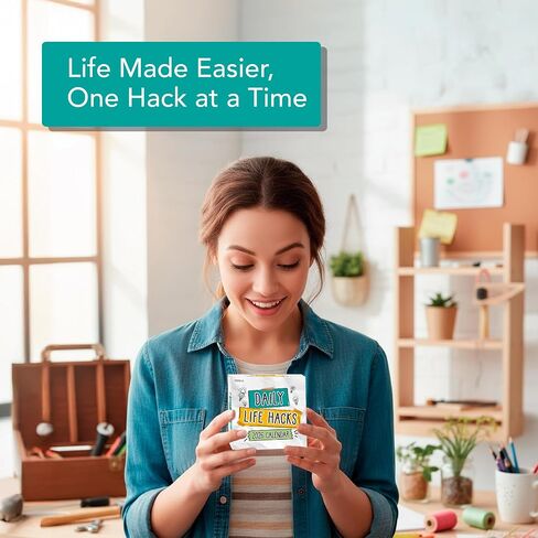 2026 Daily Life Hacks Calendar | تقويم تمزيق يوميًا مع 365 من الاختراقات والحقائق المثيرة للاهتمام لكل يوم من العام ، هدية تقويم مربع المرح للرجال أو النساء ، هدية تخزين عيد الميلاد للمنزل أو المكتب in Kuwait