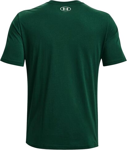 Global Foundation Short-Sleeve T-Shirt Under Armour Mens, (322) Greenwood/White/Grove Green, Medium in Saudi Arabia