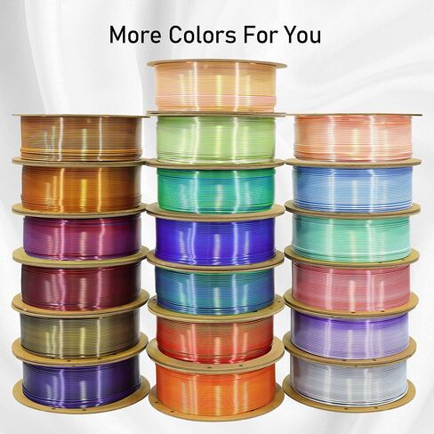 TTYT3D 18 ألوان حريرية لامعة شعبية PLA 3D خيوط الطابعة عبوة عينة، خيوط قلم ثلاثية الأبعاد، كل لون بطول 4 متر، إجمالي خيوط 72 متر in Saudi Arabia
