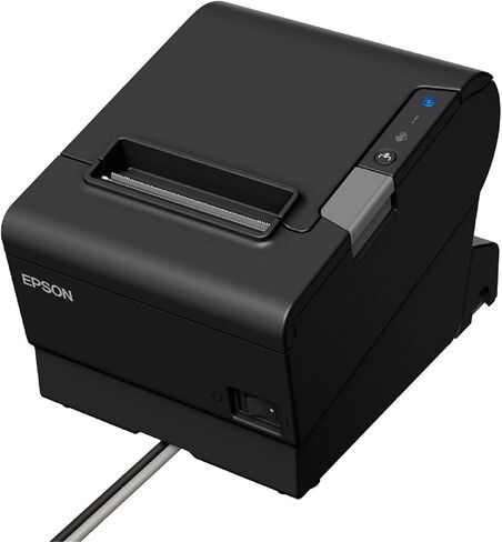 Epson TM -T88VI Direct Thermal فقط استلام سطح المكتب فقط - NFC ، Ethernet و USB واجهة ، منفذ DK - 180 نقطة في البوصة ، عرض طباعة 3 "، قاطع تلقائي ، USB مدعوم ، لا يوجد مزود طاقة ، أحادي اللون ، Daodyang in Kuwait