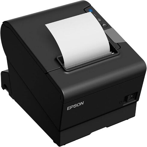 Epson TM -T88VI Direct Thermal فقط استلام سطح المكتب فقط - NFC ، Ethernet و USB واجهة ، منفذ DK - 180 نقطة في البوصة ، عرض طباعة 3 "، قاطع تلقائي ، USB مدعوم ، لا يوجد مزود طاقة ، أحادي اللون ، Daodyang in Kuwait