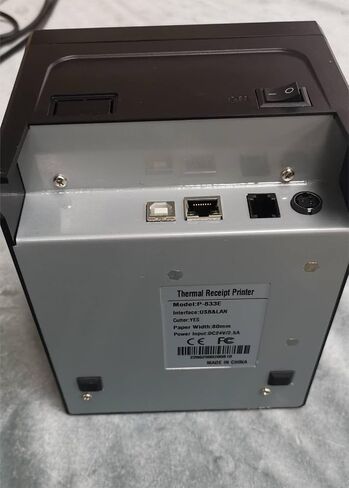 PBM P-833E طابعة إيصال حرارية ، Ethernet ، منفذ CashDrawer ، USB ، طابعة 3 في 1 ، قطع السيارات ، يدعم أوامر ESC/POS ، متوافقة مع Epson Star Micronics in Kuwait