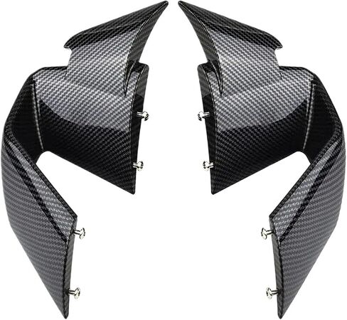 ألياف الكربون المفسد الأمامي المفسد Fxed Winglets لـ B M S1000RR S 1000RR 2019-2022 لـ B M M1000RR 2020-2022 الجناح الثابت 100 ٪ in Saudi Arabia