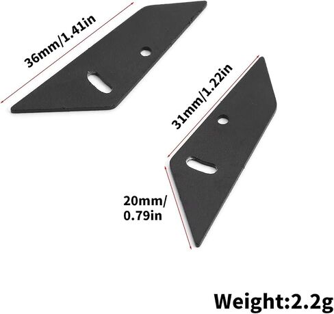RC Car Parts For Tamiya For Tt01 For Tt02 Xv01 Ptg2 For Hsp 94123 Fw06 For Sakura 1/10 Metal Tail Wing Rear Spoiler RC On-Road For Racing Car Parts in Saudi Arabia