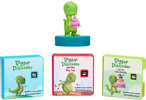 Little Tikes Story Dream Machine HarperCollins Digger The Dinosaur Collection, Storytime, Books, Audio Play Character, Gift and Toy for Toddlers and Kids Girls Boys Ages 3+ Years in Saudi Arabia