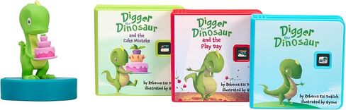 Little Tikes Story Dream Machine HarperCollins Digger The Dinosaur Collection, Storytime, Books, Audio Play Character, Gift and Toy for Toddlers and Kids Girls Boys Ages 3+ Years in Saudi Arabia