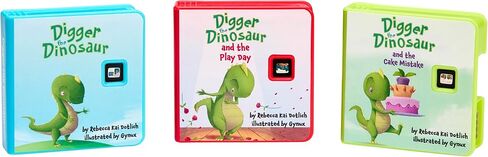 Little Tikes Story Dream Machine HarperCollins Digger The Dinosaur Collection, Storytime, Books, Audio Play Character, Gift and Toy for Toddlers and Kids Girls Boys Ages 3+ Years in Saudi Arabia
