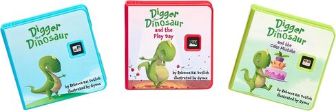 Little Tikes Story Dream Machine HarperCollins Digger The Dinosaur Collection, Storytime, Books, Audio Play Character, Gift and Toy for Toddlers and Kids Girls Boys Ages 3+ Years in Saudi Arabia
