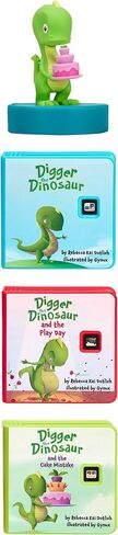 Little Tikes Story Dream Machine HarperCollins Digger The Dinosaur Collection, Storytime, Books, Audio Play Character, Gift and Toy for Toddlers and Kids Girls Boys Ages 3+ Years in Saudi Arabia