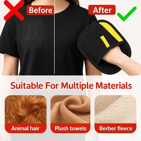 PAWA 2 PET HAIR GLOVES - 2025 MODEL MODEL | قفازات فعالة وقابلة لإعادة الاستخدام لإزالة الشعر من الأثاث والسجاد ومقاعد السيارات ورعاية الحيوانات الأليفة in Saudi Arabia
