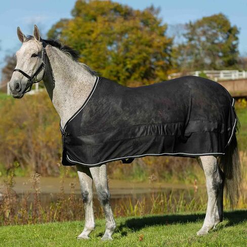 Equinavia sol ringside mesh scrim show show for horses - Black - XL in Saudi Arabia