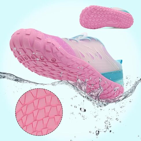 L-RUN Kids Water Shoes Quick Dry Boys Girls Barefoot Shoes for Beach Pool Sand Non-Slip Outdoor Athletic Walking Sneaker in Kuwait