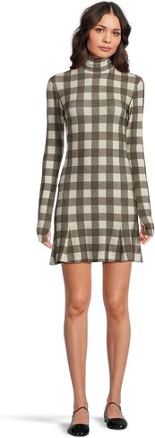 Norma Kamali Women's Long Sleeve Turtle Fishtail Mini Dress in Saudi Arabia