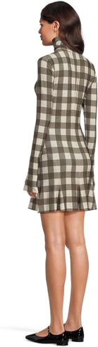 Norma Kamali Women's Long Sleeve Turtle Fishtail Mini Dress in Saudi Arabia
