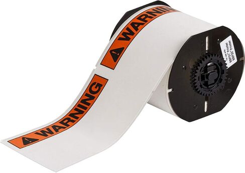 Brady B30C-4000-855-Warn Rachwash Material لسلسلة BBP30 (100 علامة لكل لفة) in Saudi Arabia