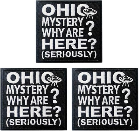 U-Sky Sew or Iron on Sarcasm Embroidered Applique Patches | Minnesota Nice Satire Iron Patch | Cultural Nuance Design | Hot Dish Motif | Iron On for Jackets Hats Bags in Saudi Arabia