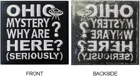 U-Sky Sew or Iron on Sarcasm Embroidered Applique Patches | Minnesota Nice Satire Iron Patch | Cultural Nuance Design | Hot Dish Motif | Iron On for Jackets Hats Bags in Saudi Arabia