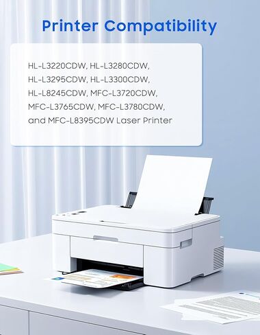 وحدة DR-229CL DR229CL للطبلة استبدال Brother DR229 DR-229 لـ HL-L3220CDW MFC-L3720CDW HL-L3280CDW HL-L3300CDW MFC-L3780CDW PRINTER 4-PACK ، Black Cyan Magenta Yellow in Kuwait