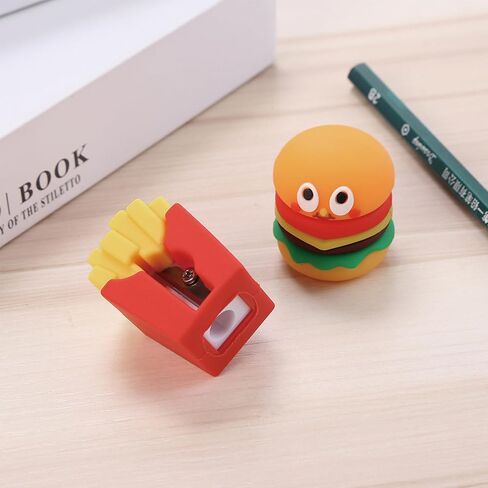 4 PCS Cute Pencil Sharpeners Cartoon Pencil Sharpener Small Manual Pencil Sharpener Handheld Sharpener Kawaii PVC Sharpener Funny Stationery School Office Supplies (4Pcs Cute) in Saudi Arabia